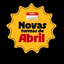 Novas turmas em abril